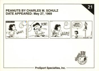 1992 ProSport Specialties Peanuts Classics #21 Pow! Back