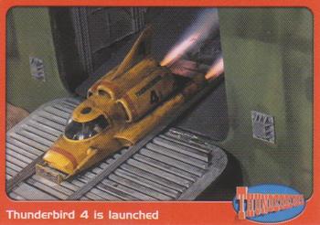 2001 Cards Inc. Thunderbirds Premium #56 Thunderbird 4 is launched Front