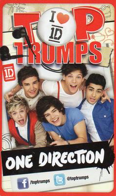 2013 Top Trumps One Direction Minis #NNO Louis Back