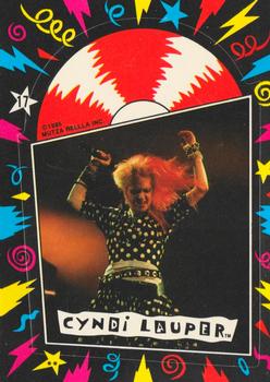 1985 Topps Cyndi Lauper - Stickers #17 Puzzle Row 3 Column 2 Front