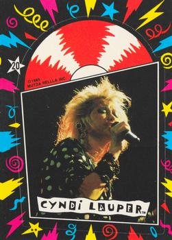 1985 Topps Cyndi Lauper - Stickers #20 Puzzle Row 3 Column 2 Front