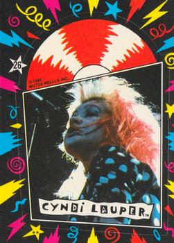 1985 Topps Cyndi Lauper - Stickers #26 Completed Puzzle Front