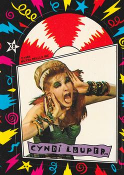 1985 Topps Cyndi Lauper - Stickers #28 Puzzle Row 4 Column 1 Front