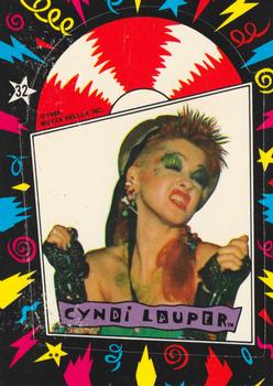 1985 Topps Cyndi Lauper - Stickers #32 Puzzle Row 5 Column 2 Front