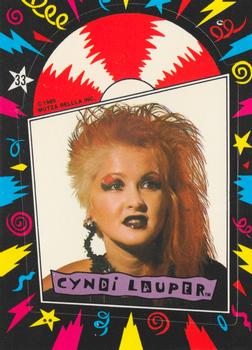 1985 Topps Cyndi Lauper - Stickers #33 Puzzle Row 5 Column 3 Front