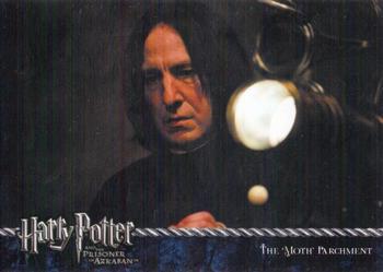 2004 Cards Inc. Harry Potter and the Prisoner of Azkaban #38 The 'Moth' Parchment Front
