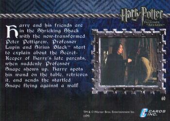 2004 Cards Inc. Harry Potter and the Prisoner of Azkaban #60 Holding Pettigrew and Snape Back