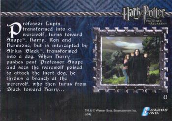 2004 Cards Inc. Harry Potter and the Prisoner of Azkaban #63 Beast Against Beast Back