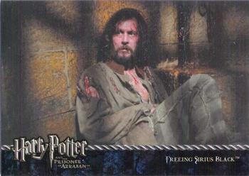 2004 Cards Inc. Harry Potter and the Prisoner of Azkaban #70 Freeing Sirius Black Front