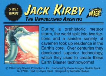 1994 Comic Images Jack Kirby: The Unpublished Archives #5 Wild Worms Back