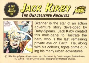 1994 Comic Images Jack Kirby: The Unpublished Archives #6 The Last Private Eye Back
