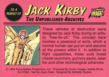 1994 Comic Images Jack Kirby: The Unpublished Archives #20 A Perfect Fit Back