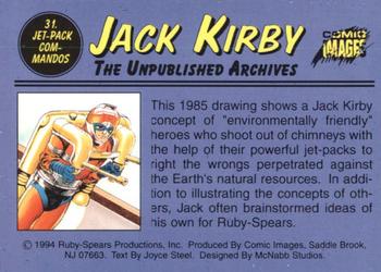 1994 Comic Images Jack Kirby: The Unpublished Archives #31 Jet-Pack Commandos Back