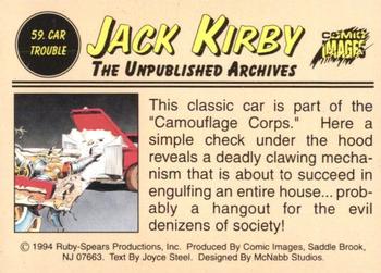 1994 Comic Images Jack Kirby: The Unpublished Archives #59 Car Trouble Back