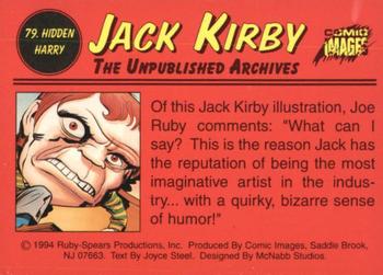 1994 Comic Images Jack Kirby: The Unpublished Archives #79 Hidden Harry Back