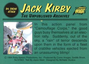 1994 Comic Images Jack Kirby: The Unpublished Archives #84 Sneak Attack Back