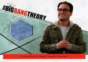 2013 Cryptozoic The Big Bang Theory Seasons 3 & 4 - Authentic Wardrobes #M-15 Leonard Hofstadter Front