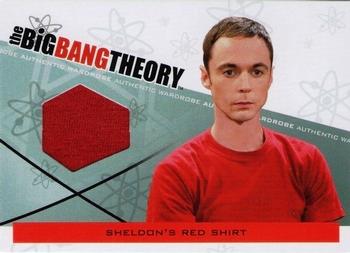 2013 Cryptozoic The Big Bang Theory Seasons 3 & 4 - Authentic Wardrobes #M-27 Sheldon Cooper Front