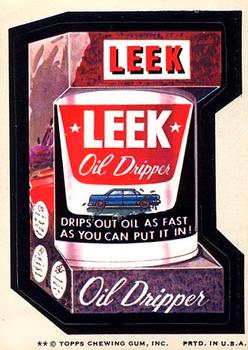 1974 Topps Wacky Packages 7th Series #NNO Leek Oil Dripper Front
