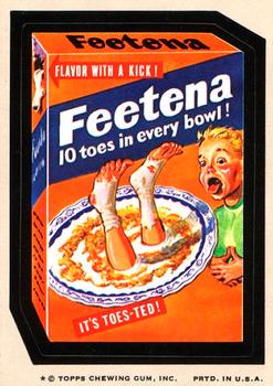 1974 Topps Wacky Packages 7th Series #NNO Feetena Cereal Front