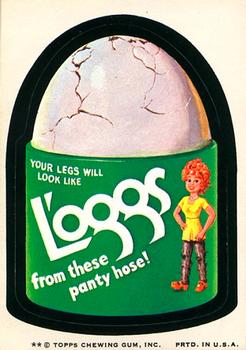 1974 Topps Wacky Packages 7th Series #NNO L'oggs Panty Hose Front