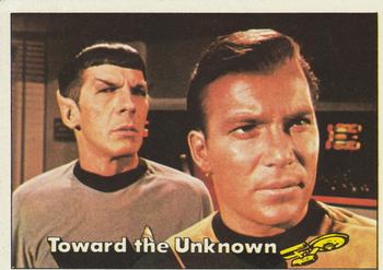 1976 Topps Star Trek #17 Toward the Unknown Front