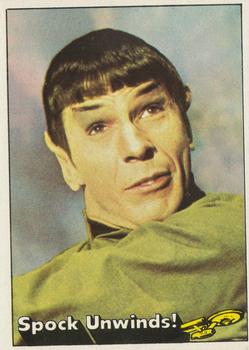 1976 Topps Star Trek #37 Spock Unwinds! Front