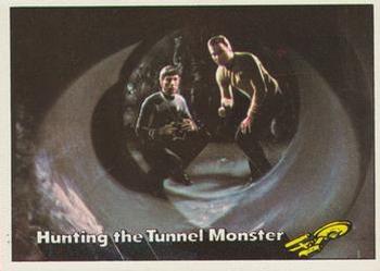 1976 Topps Star Trek #42 Hunting the Tunnel Monster Front