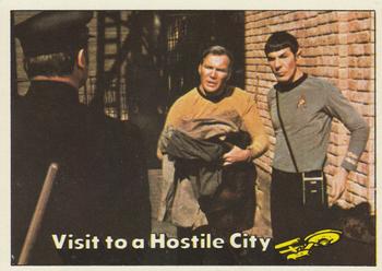 1976 Topps Star Trek #48 Visit to a Hostile City Front