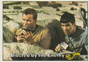 1976 Topps Star Trek #54 Blasted by the Enemy Front