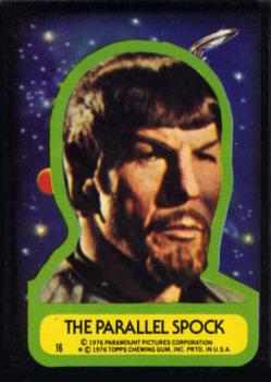 1976 Topps Star Trek - Stickers #16 The Parallel Spock Front
