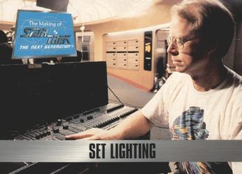 1994 SkyBox The Making of Star Trek: The Next Generation #31 Set Lighting Front