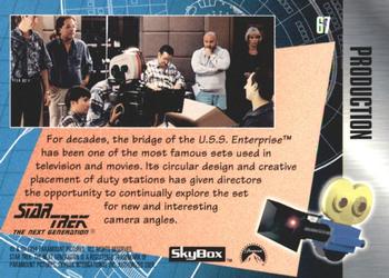 1994 SkyBox The Making of Star Trek: The Next Generation #67 What About This Angle? Back