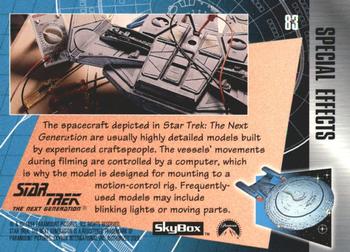 1994 SkyBox The Making of Star Trek: The Next Generation #83 A Model Employee Back