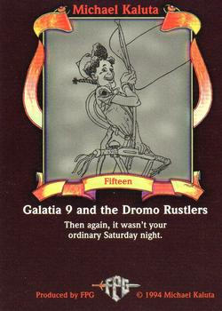 1994 FPG Michael Kaluta #15 Galatia 9 and the Dromo Rustlers Back