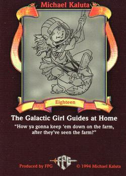 1994 FPG Michael Kaluta #18 The Galactic Girl Guides at Home Back