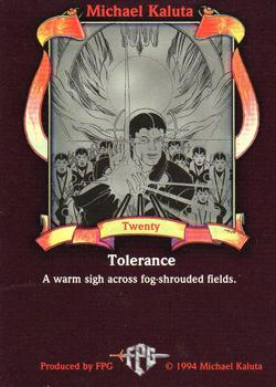 1994 FPG Michael Kaluta #20 Tolerance Back