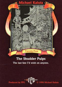1994 FPG Michael Kaluta #24 The Shudder Pulps Back