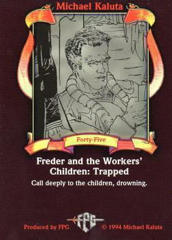 1994 FPG Michael Kaluta #45 Freder and the Workers' Children: Trapped Back