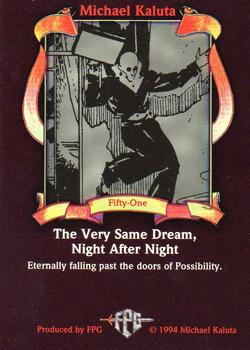 1994 FPG Michael Kaluta #51 The Very Same Dream, Night After Night Back