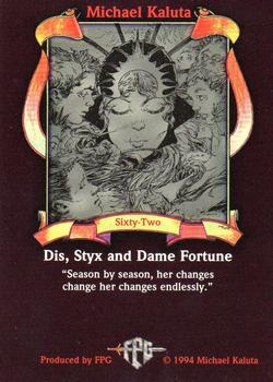 1994 FPG Michael Kaluta #62 Dis, Styx and Dame Fortune Back