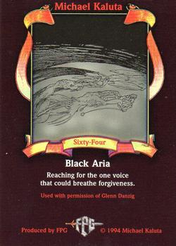 1994 FPG Michael Kaluta #64 Black Aria Back