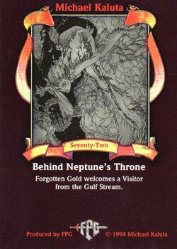 1994 FPG Michael Kaluta #72 Behind Neptune's Throne Back