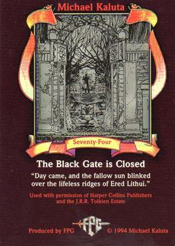 1994 FPG Michael Kaluta #74 The Black Gate is Closed Back
