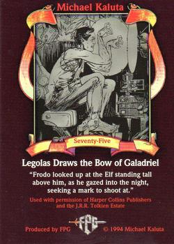 1994 FPG Michael Kaluta #75 Legolas Draws the Bow of Galadriel Back