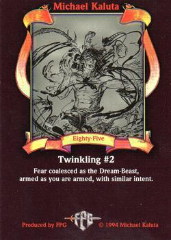 1994 FPG Michael Kaluta #85 Twinkling #2 Back