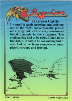 1993 FPG Roger Dean #1 Green Castle Back
