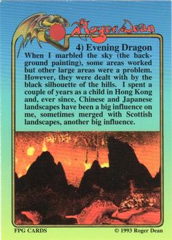 1993 FPG Roger Dean #4 Evening Dragon Back