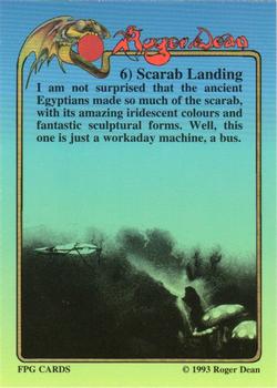 1993 FPG Roger Dean #6 Scarab Landing Back