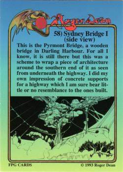 1993 FPG Roger Dean #58 Sydney Bridge I (side view) Back